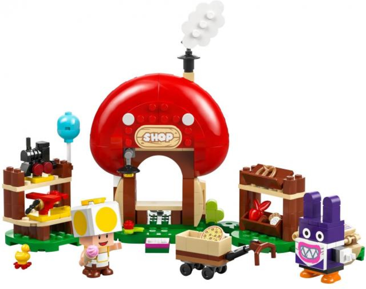 LEGO Super Mario - Nabbit at Toad's Shop Expansion Set - 71429на ниска цена с бърза доставка - BestPC.BG