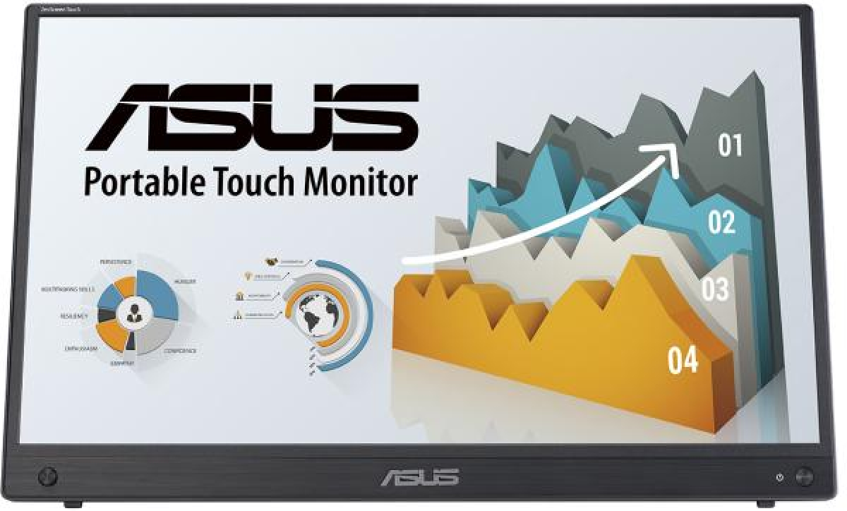 Монитор ASUS ZenScreen Touch MB16AHT, 15.6" 1920x1080, USB TYPE-C, MINI HDMIна ниска цена с бърза доставка - BestPC.BG