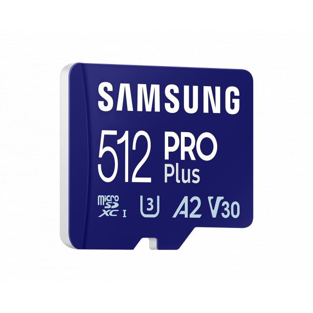 Карта памет Samsung PRO Plus, microSDXC, UHS-I, 512GB, Адаптерна ниска цена с бърза доставка - BestPC.BG