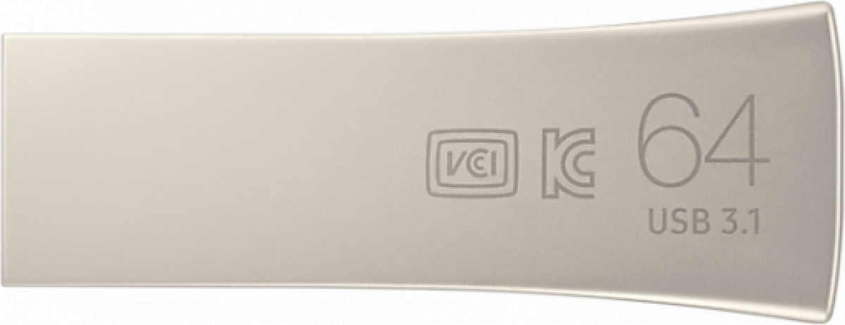 USB памет Samsung BAR Plus, 64GB, USB-A, Сребристана ниска цена с бърза доставка - BestPC.BG