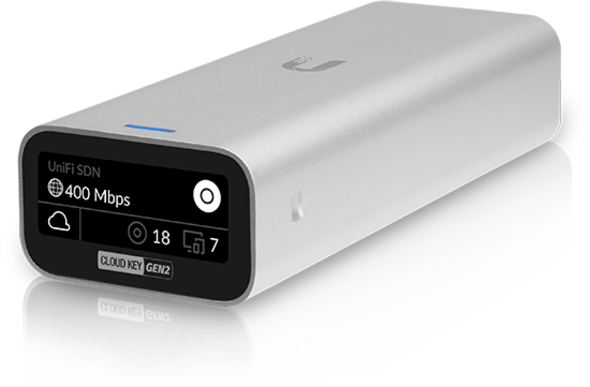 Мрежов продукт Контролер Ubiquiti UniFi Cloud Key GEN 2, APQ8053, 2GB RAM, 32GB eMMC, PoE, Алуминиевна ниска цена с бърза доставка - BestPC.BG
