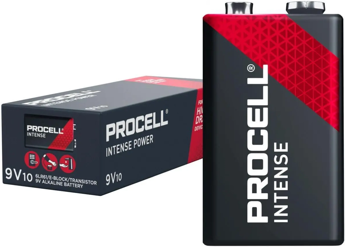 Батерия PROCELL 6LF22 9V 10pk опаковка INTENSE MX1604 -цена за 10бр.на ниска цена с бърза доставка - BestPC.BG