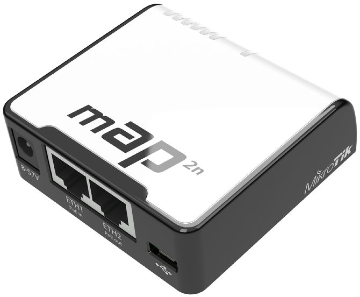 Точка за достъп MikroTik RBmAP2n, 2.4 GHz, 1x USB 2.0, 2x 10/100, PoE, RouterOSна ниска цена с бърза доставка - BestPC.BG