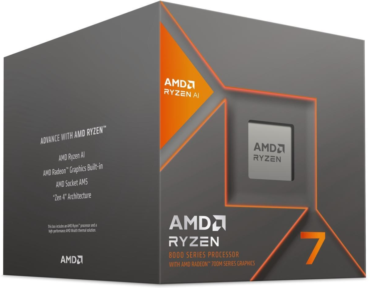 Процесор AMD RYZEN 7 8700G, 8-Core 4.2GHz (Up to 5.1GHz) 24MB Cache, 65W, AM5, BOXна ниска цена с бърза доставка - BestPC.BG