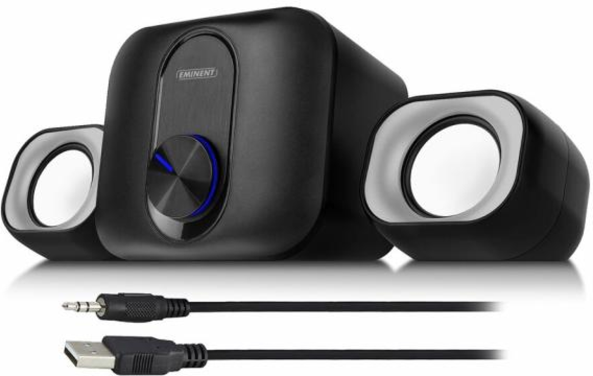 Колонки Озвучителна система EWENT Eminent 2.1, 3.5 mm, USB, 11Wна ниска цена с бърза доставка - BestPC.BG