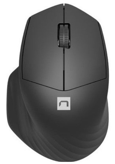 Мишка Natec Mouse Siskin Wireless 1600DPI 2.4GHz + Bluetooth 5.0 Optical Чернана ниска цена с бърза доставка - BestPC.BG
