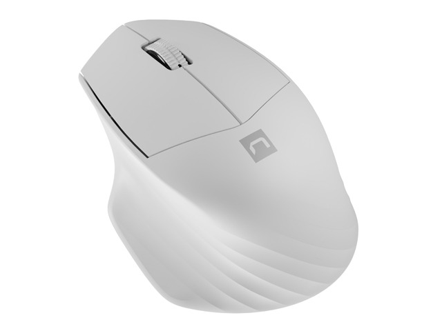 Мишка Natec Siskin, безжична Bluetooth, оптичен сензор 1600 dpi, бял цвятна ниска цена с бърза доставка - BestPC.BG