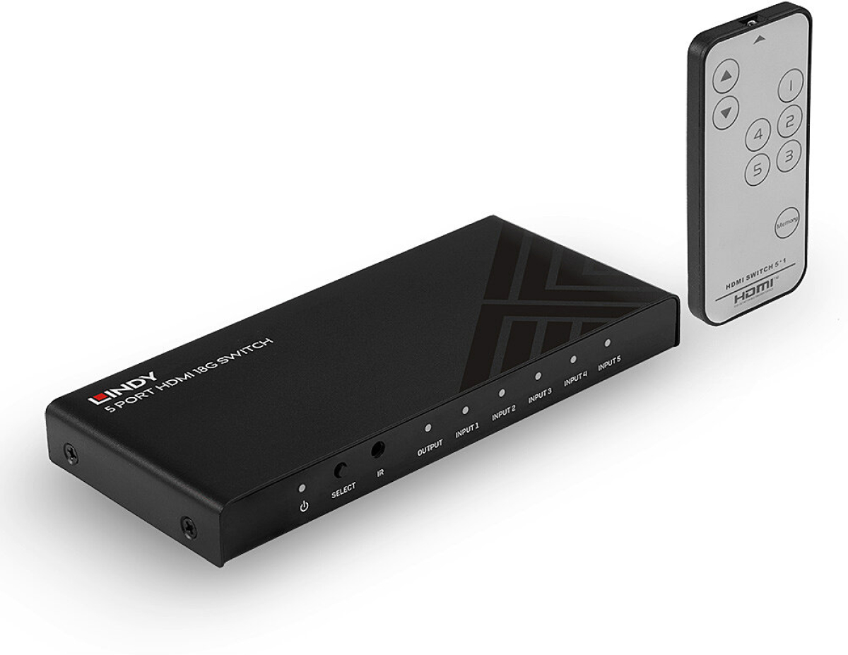 KVM продукт 5-портов HDMI 2.0 18G, видео превключвател, Switch, 4K@60Hzна ниска цена с бърза доставка - BestPC.BG