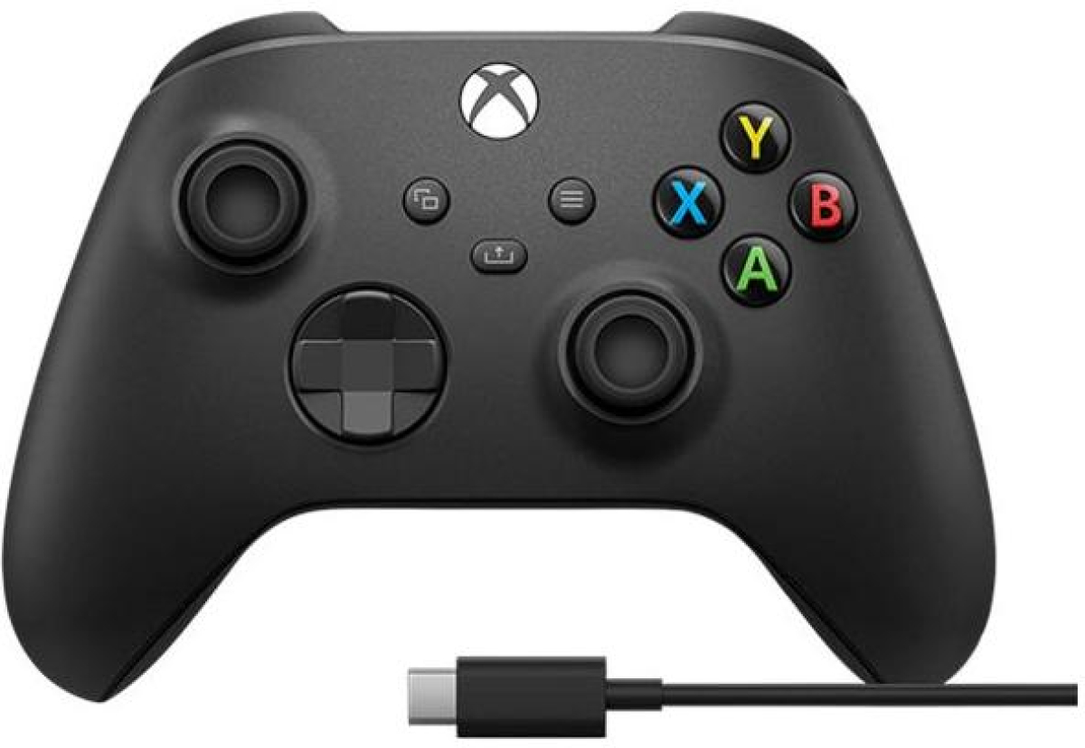 Мултимедиен продукт Геймърски контролер Microsoft Xbox + Type-C кабел Blackна ниска цена с бърза доставка - BestPC.BG