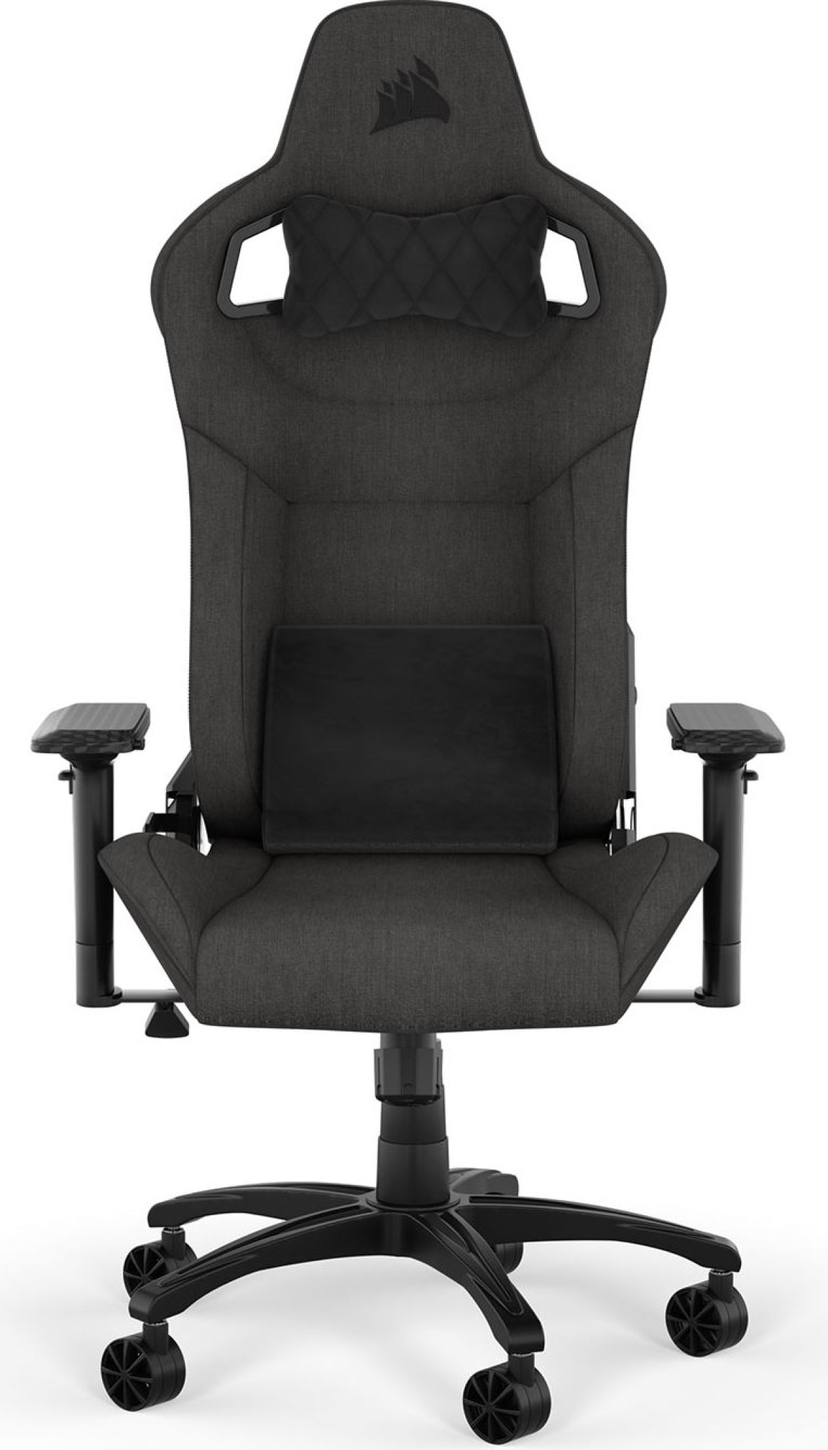 Геймърски стол Corsair T3 RUSH, 4D подлакътници, черен цвятна ниска цена с бърза доставка - BestPC.BG