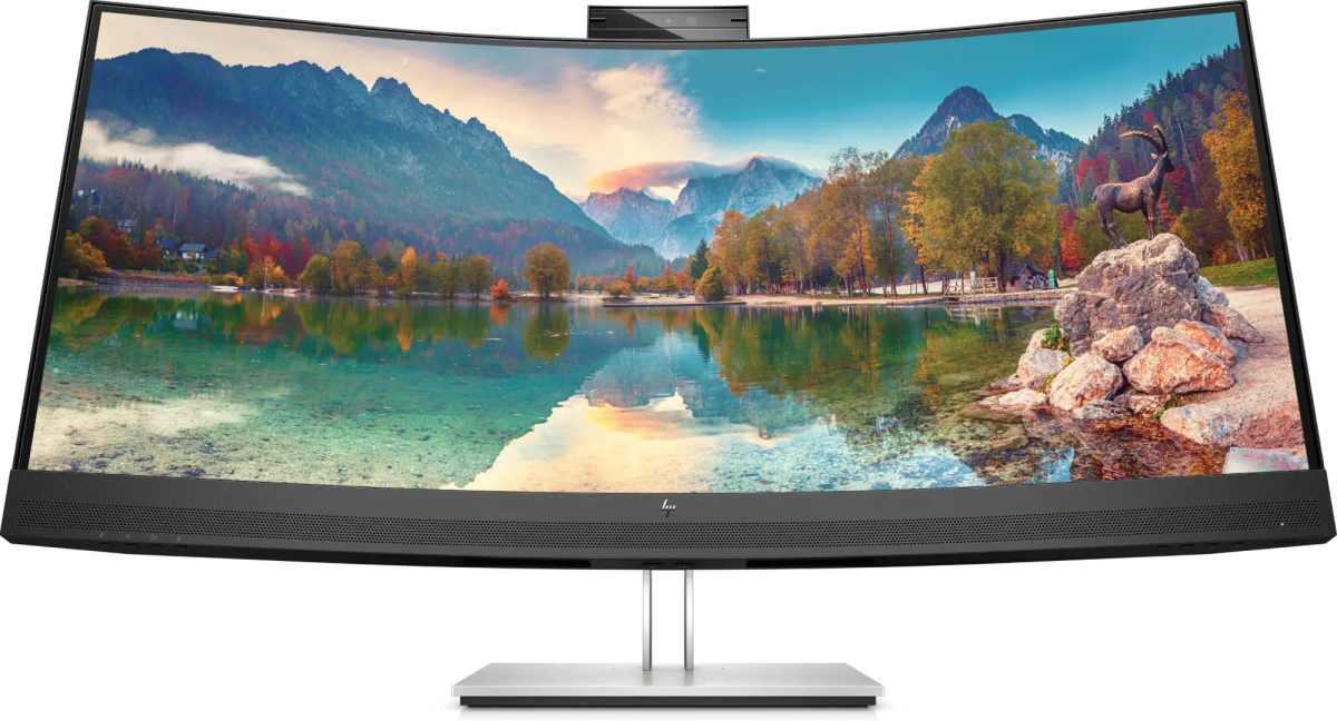 Монитор HP E34m G4 34" 3440x1440, VA, 75Hz, 5ms, 1x HDMI 2.0, 1x DP 1.2, 4x USB 3.0, извитна ниска цена с бърза доставка - BestPC.BG