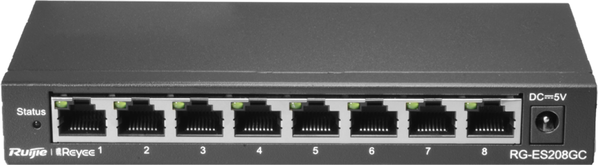 Комутатор/Суич Reyee RG-ES208GCна ниска цена с бърза доставка - BestPC.BG