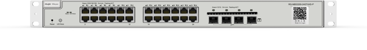 Комутатор/Суич Reyee RG-NBS3200-24GT4XSна ниска цена с бърза доставка - BestPC.BG