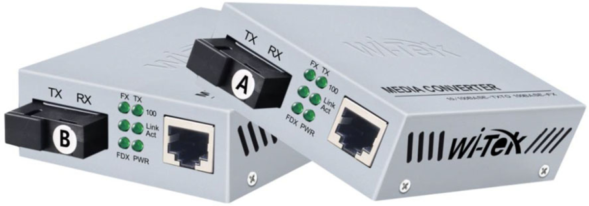 Медия конвертор Wi-Tek WI-MC101Mна ниска цена с бърза доставка - BestPC.BG