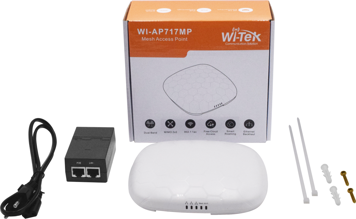 Точка за достъп MESH Access point модул за безжична връзка Wi-Tek WI-AP717MPна ниска цена с бърза доставка - BestPC.BG
