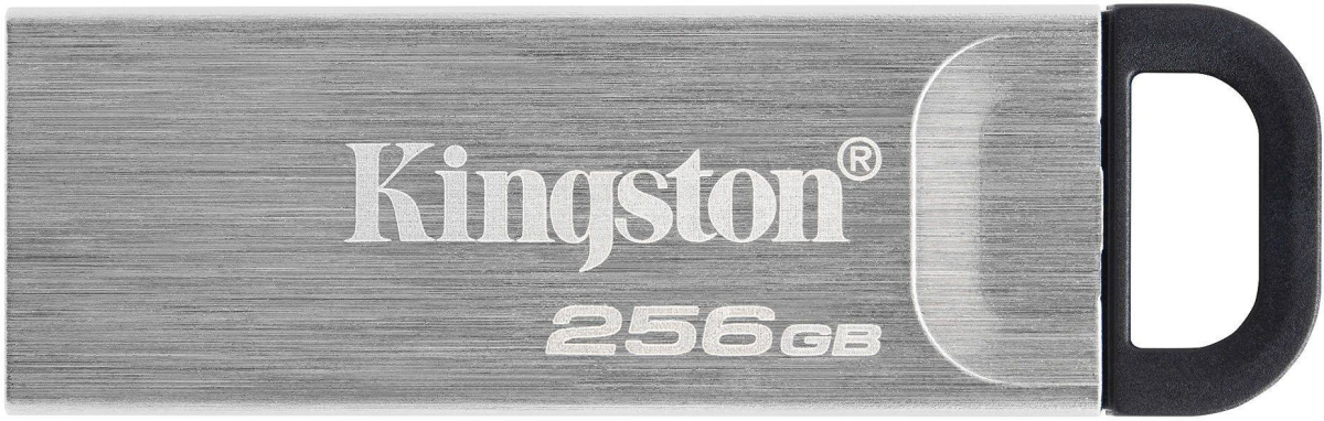 Kingston DataTraveler Kyson, 256GB, USB 3.2, 200 MB/s, Сребристна ниска цена с бърза доставка - BestPC.BG