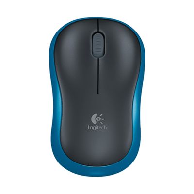 Мишка Logitech Mouse M185 - Черна/Синяна ниска цена с бърза доставка - BestPC.BG