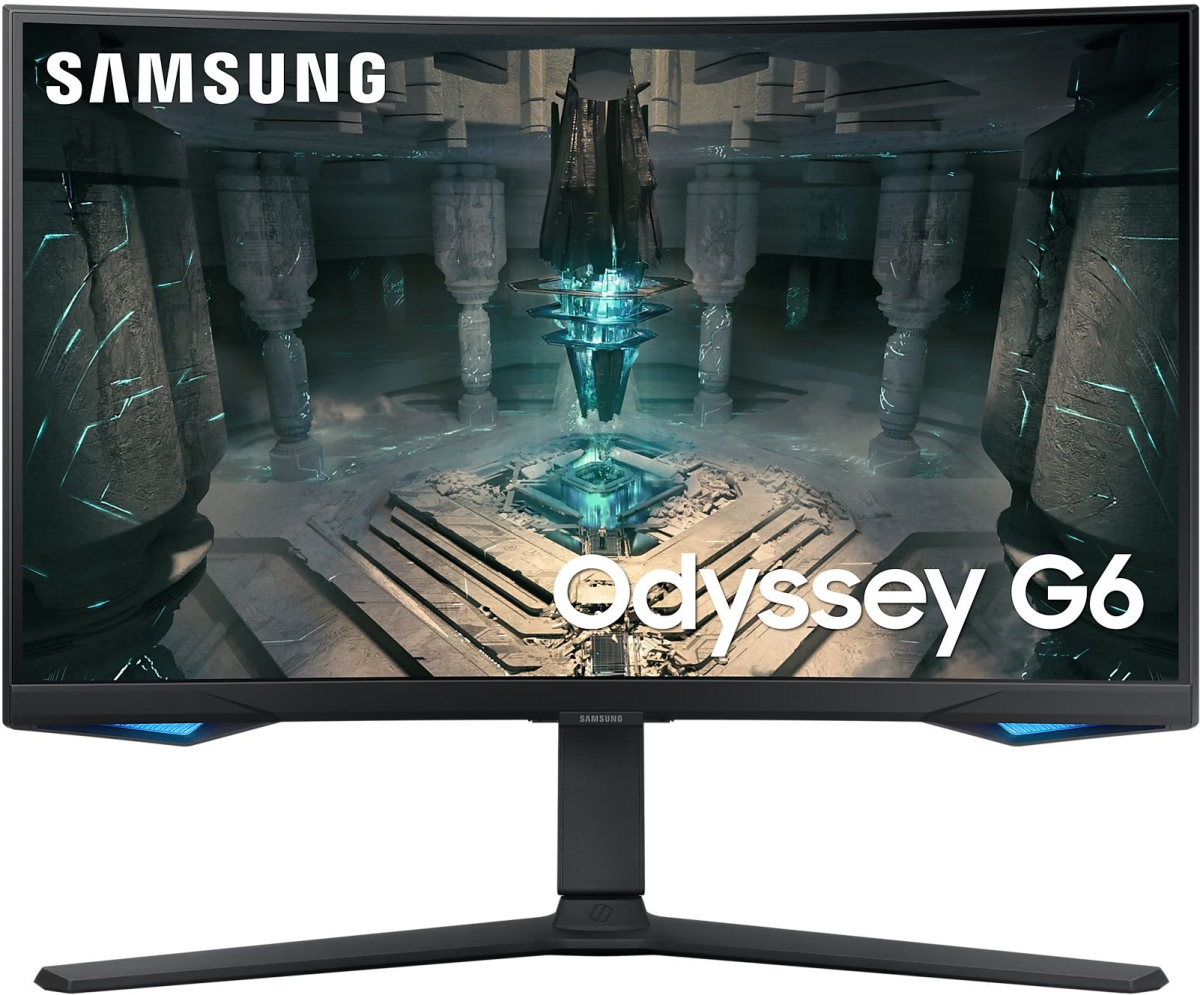 Монитор Samsung Odyssey G6 G650, 32" VA 2560 x1440 QHD, 240Hz, 1 ms, 1х DP, 2х HDMI извитна ниска цена с бърза доставка - BestPC.BG