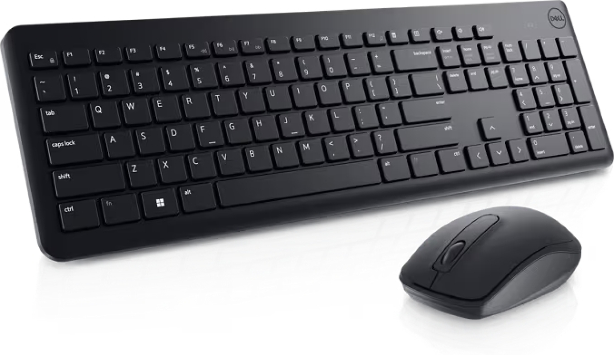 Клавиатура Dell Wireless Keyboard and Mouse-KM3322W - US International (QWERTY)на ниска цена с бърза доставка - BestPC.BG