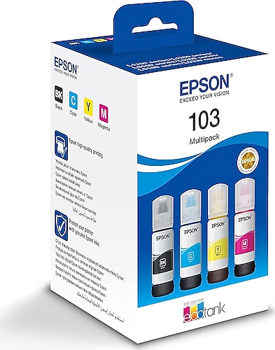 Касета с мастило Epson 103 EcoTank 4-colour Multipackна ниска цена с бърза доставка - BestPC.BG