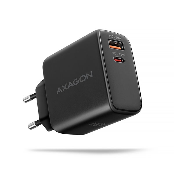 Принадлежност за смартфон USB-A-C Charger, 45W, PD3.0-QC4+, AXAGON ACU-PQ45на ниска цена с бърза доставка - BestPC.BG