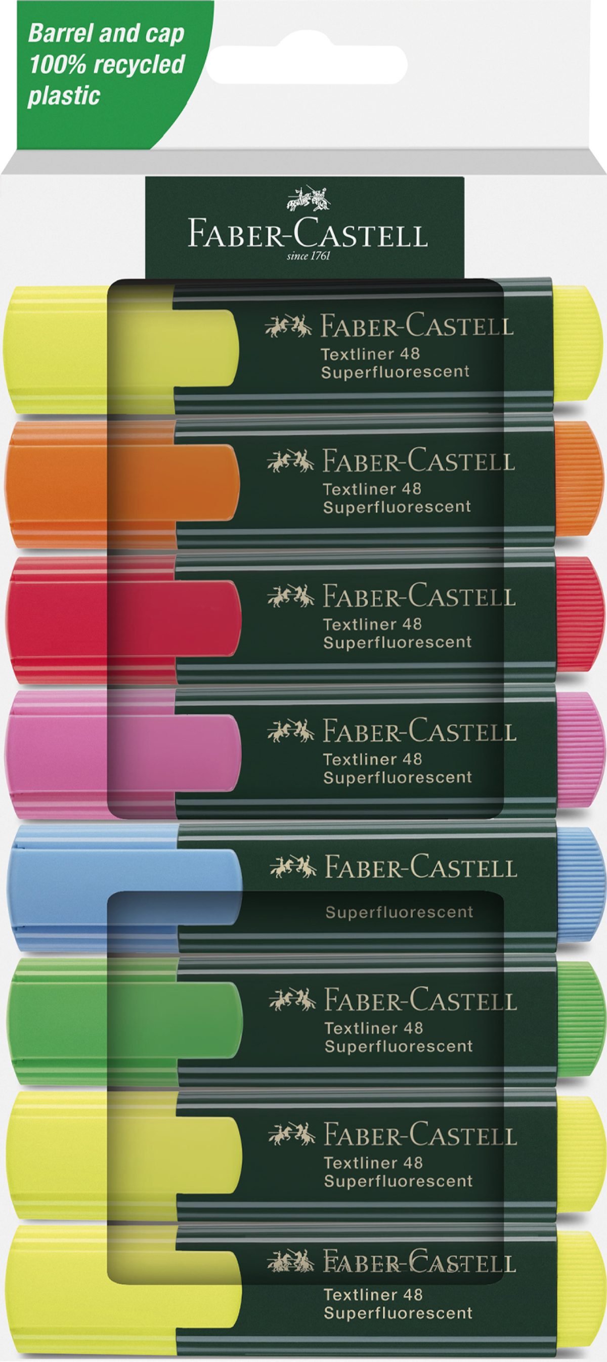 Faber-Castell Текст маркер 1548, 8 броя, в картонена кутияна ниска цена с бърза доставка - BestPC.BG
