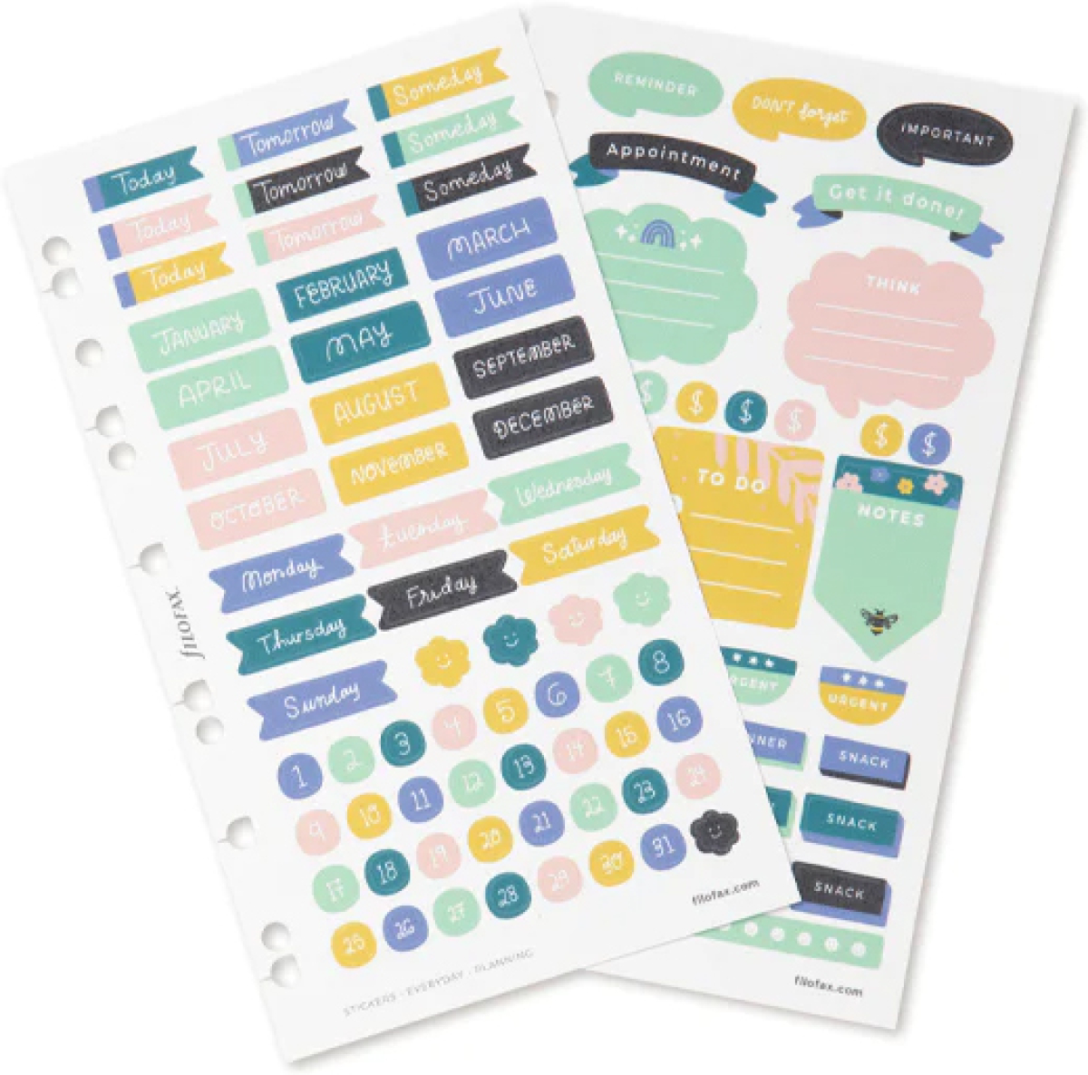 Filofax Стикери Planning, 6 листа, 294 брояна ниска цена с бърза доставка - BestPC.BG