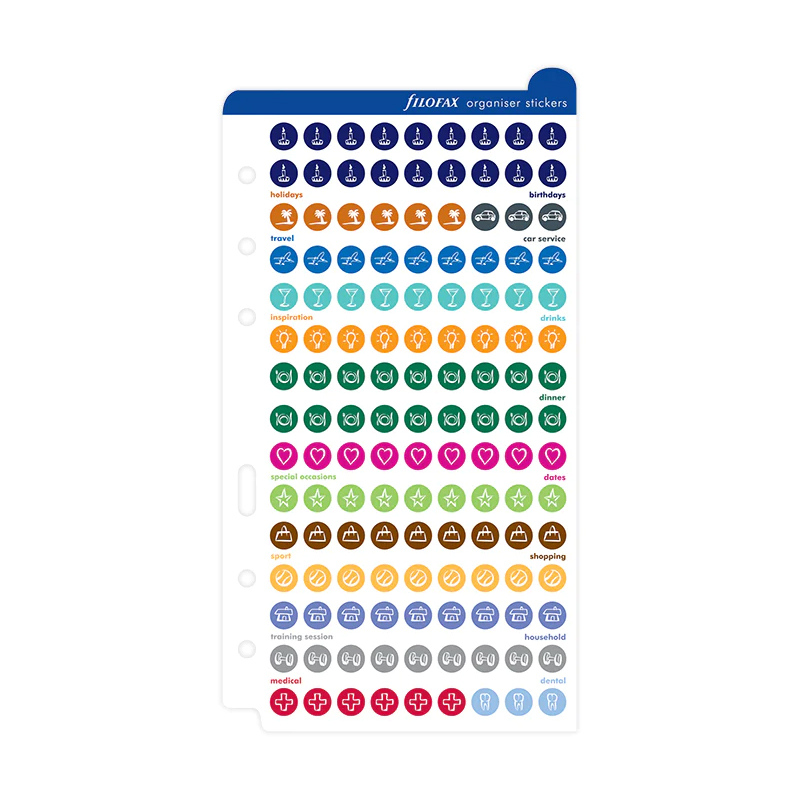 Filofax Стикери за органайзер, асортина ниска цена с бърза доставка - BestPC.BG