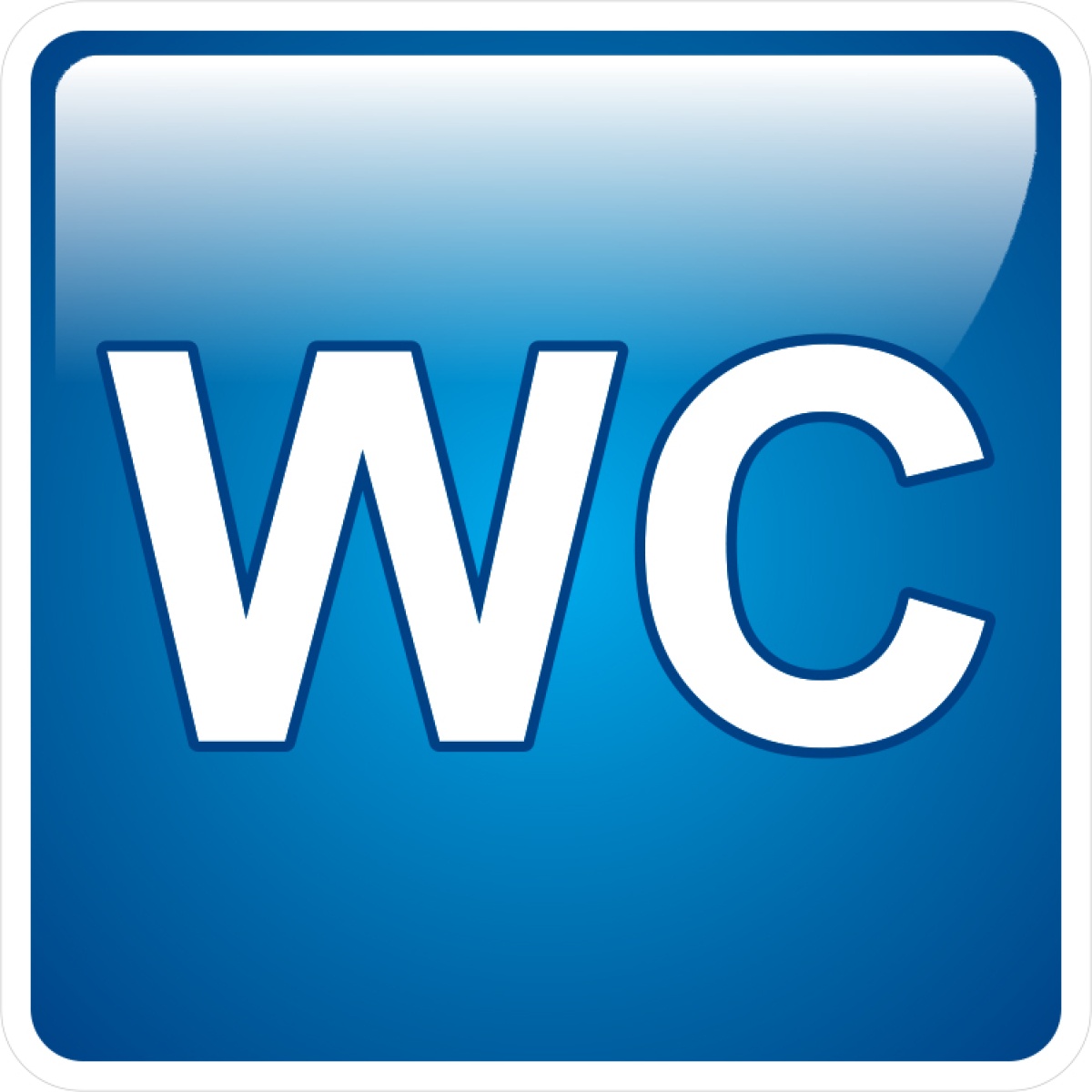 Office 1 Самозалепващ се етикет, пиктограма „WC“на ниска цена с бърза доставка - BestPC.BG