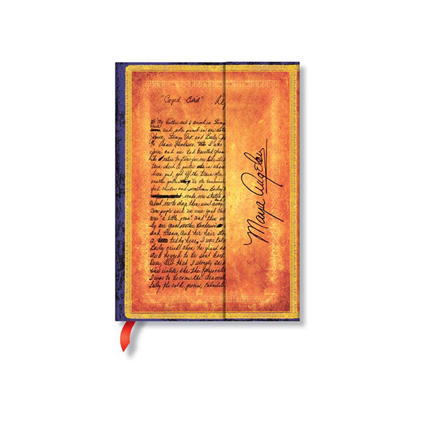 Paperblanks Тефтер Angelou, Midi, широки редове, твърда корица, 72 листана ниска цена с бърза доставка - BestPC.BG