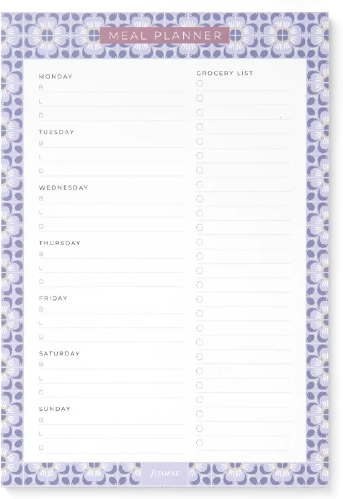 Filofax Планер-пад Mediterranean, за хранене, с магнитна ниска цена с бърза доставка - BestPC.BG