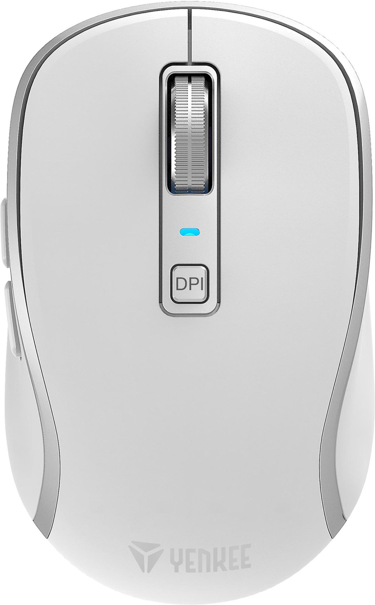 Мишка Yenkee YMS 2085WE, безжична, 2400 dpi, USB, 6 бутона, Li-Polymer, бялана ниска цена с бърза доставка - BestPC.BG