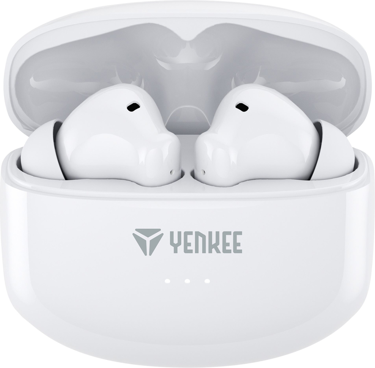 Слушалки Yenkee YHP 08BT ANC, безжични, със зареждащ кейс, белина ниска цена с бърза доставка - BestPC.BG