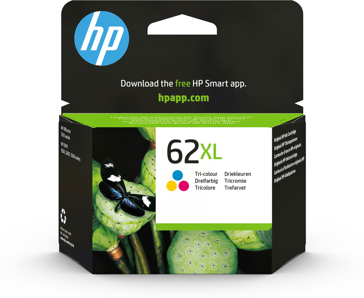 Касета с мастило HP Патрон C2P07AE, No62XL, 415 страници-5%, Colorна ниска цена с бърза доставка - BestPC.BG