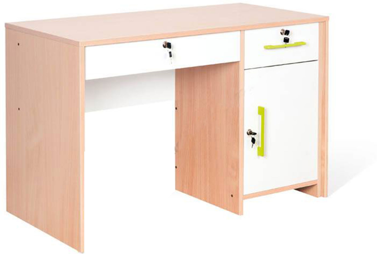 Бюро Nowa Szkola Бюро, с вратичка и две чекмеджета, 120 х 60 х 77 cm, бялона ниска цена с бърза доставка - BestPC.BG