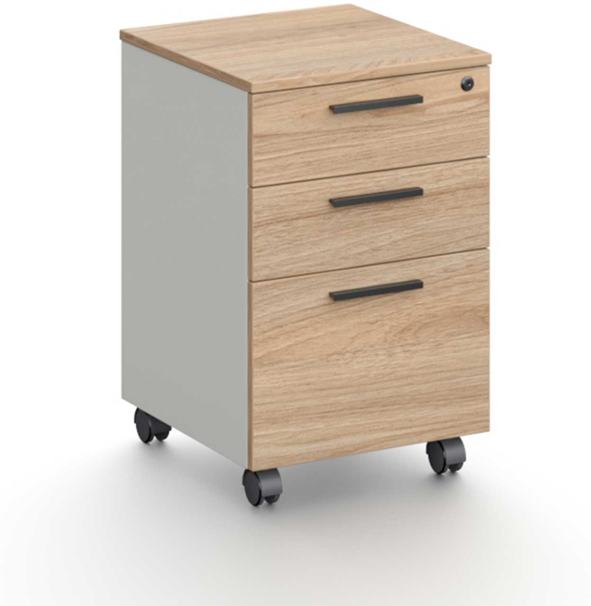 Контейнер за бюро RFG Monaco, 400 х 420 х 620 mm, ПДЧ 16 mm, бряст и бялона ниска цена с бърза доставка - BestPC.BG