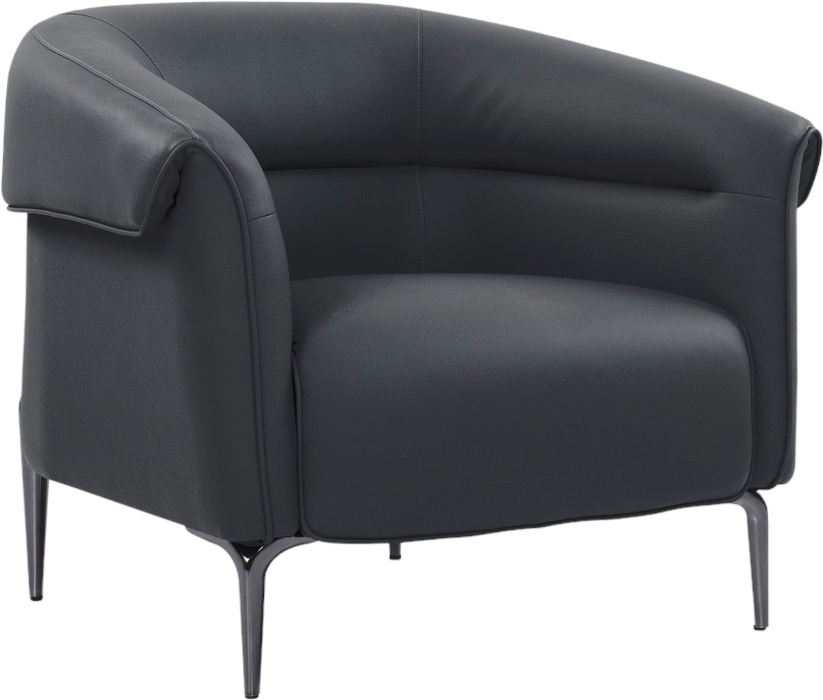 Офис стол Фотьойл RFG Megan, екокожа, метална основа, черенна ниска цена с бърза доставка - BestPC.BG