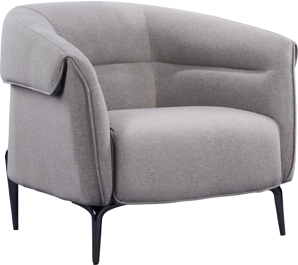 Фотьойл RFG Megan, текстил, метална основа, сивна ниска цена с бърза доставка - BestPC.BG