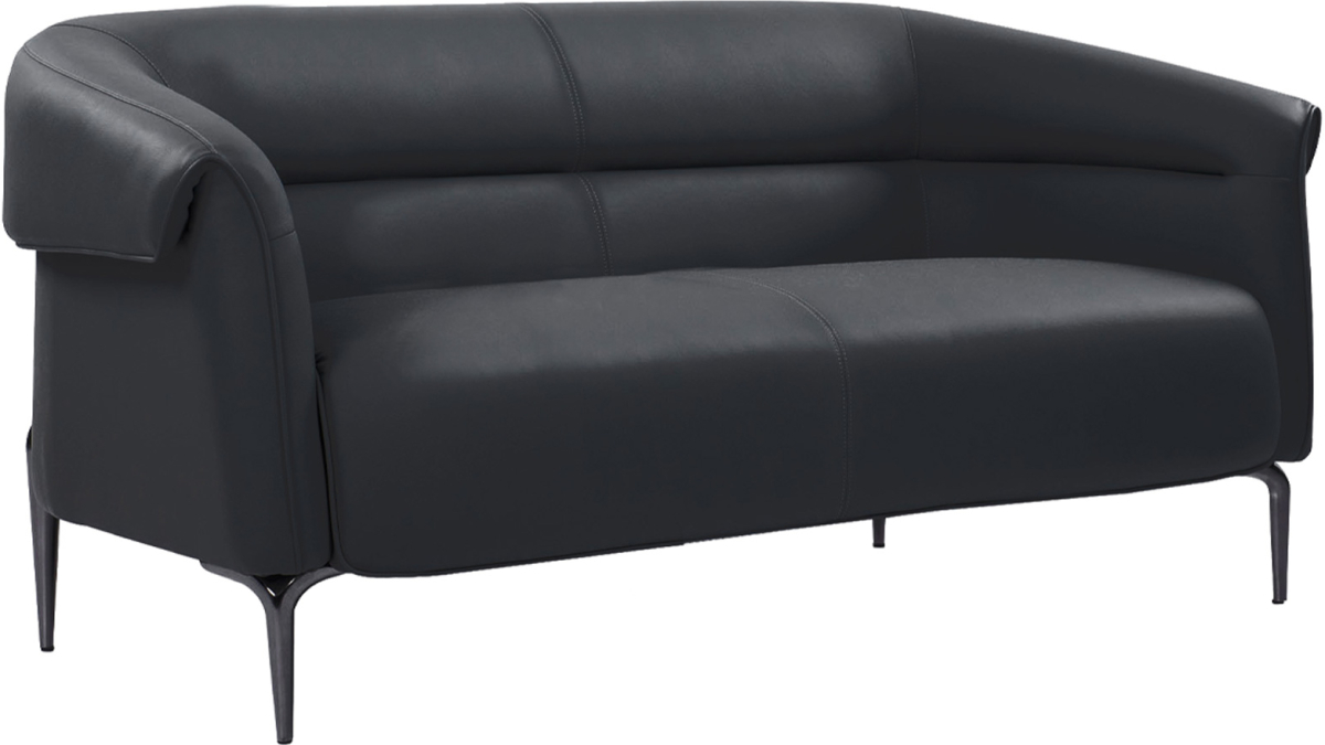 Диван RFG Megan, двуместен, екокожа, метална основа, черенна ниска цена с бърза доставка - BestPC.BG