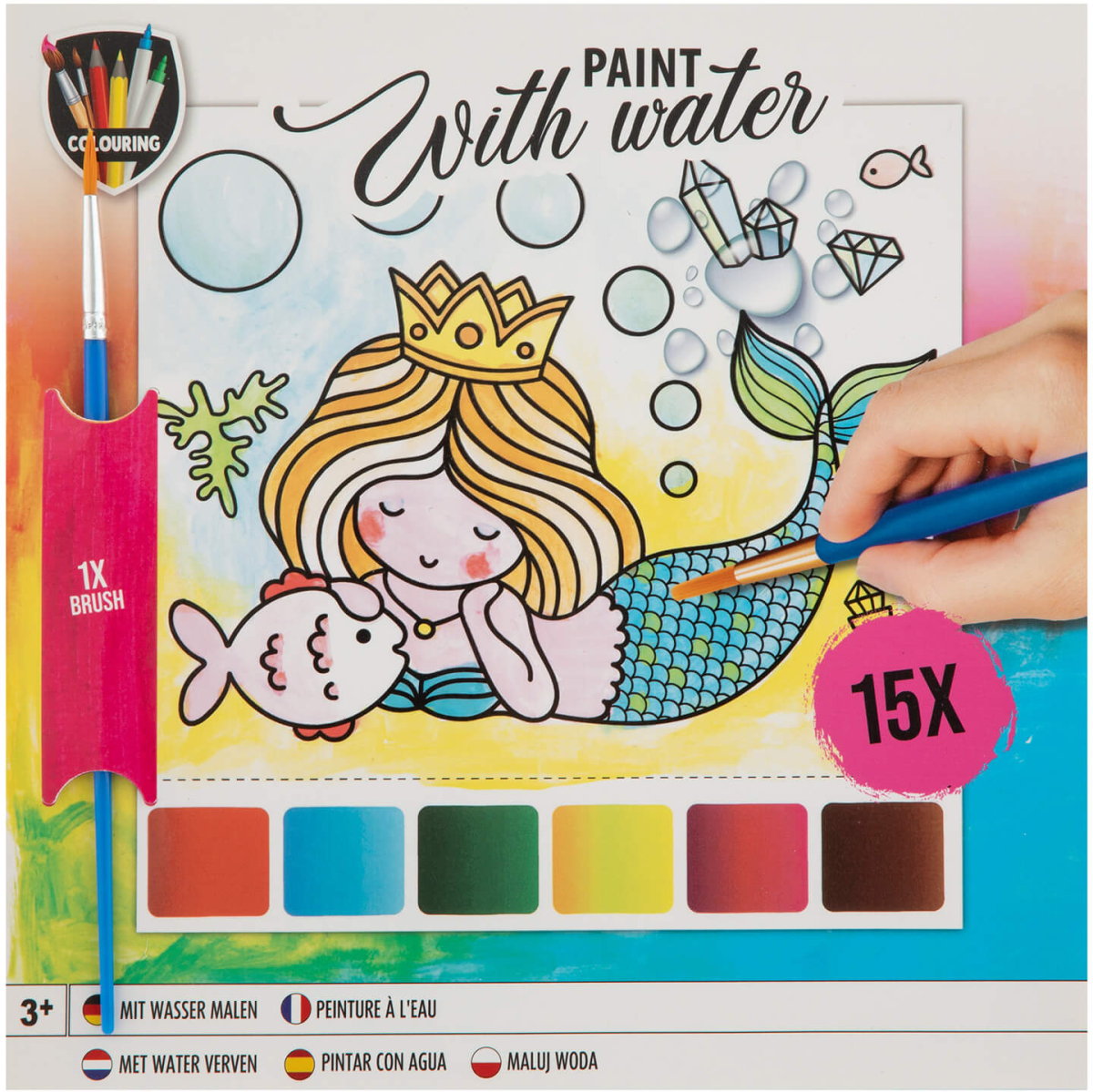 Moxy Блок за оцветяване с вода Русалка, с включена четкана ниска цена с бърза доставка - BestPC.BG