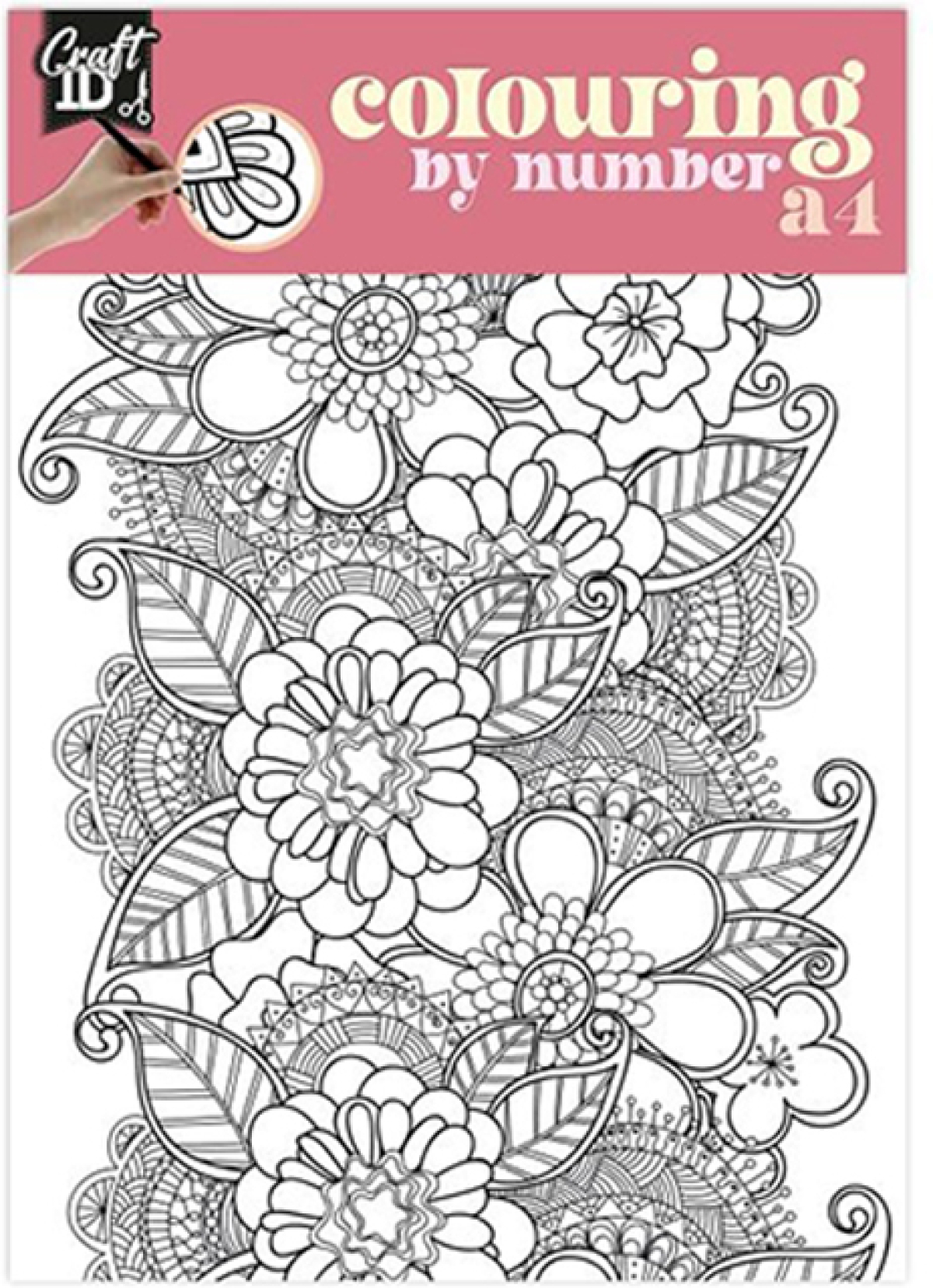 Craft ID Комплект рисуване по номера, A4, 5 листа, с 5 двойни моливана ниска цена с бърза доставка - BestPC.BG