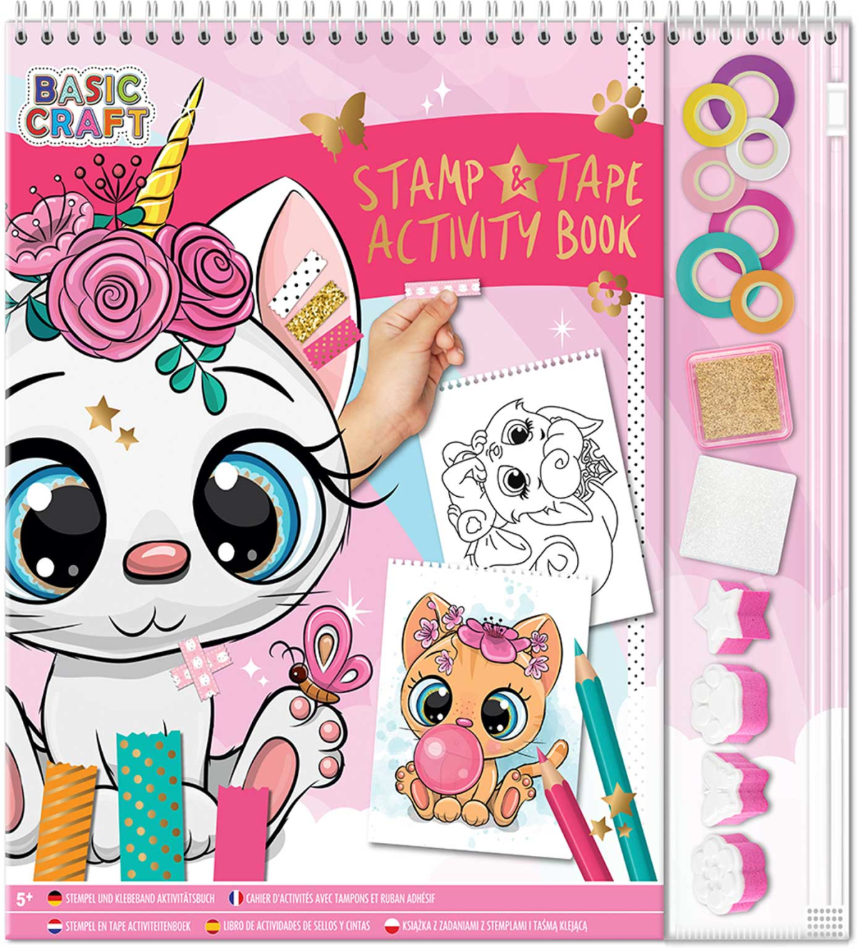 Moxy Книжка с дейности Еднорог, с печати и цветно тиксона ниска цена с бърза доставка - BestPC.BG