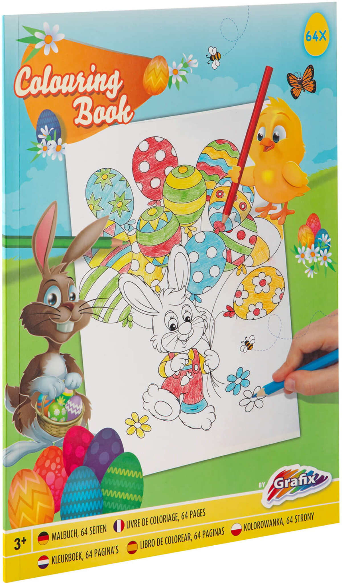 Moxy Книжка за оцветяване с великденски мотиви, А4, 64 страницина ниска цена с бърза доставка - BestPC.BG