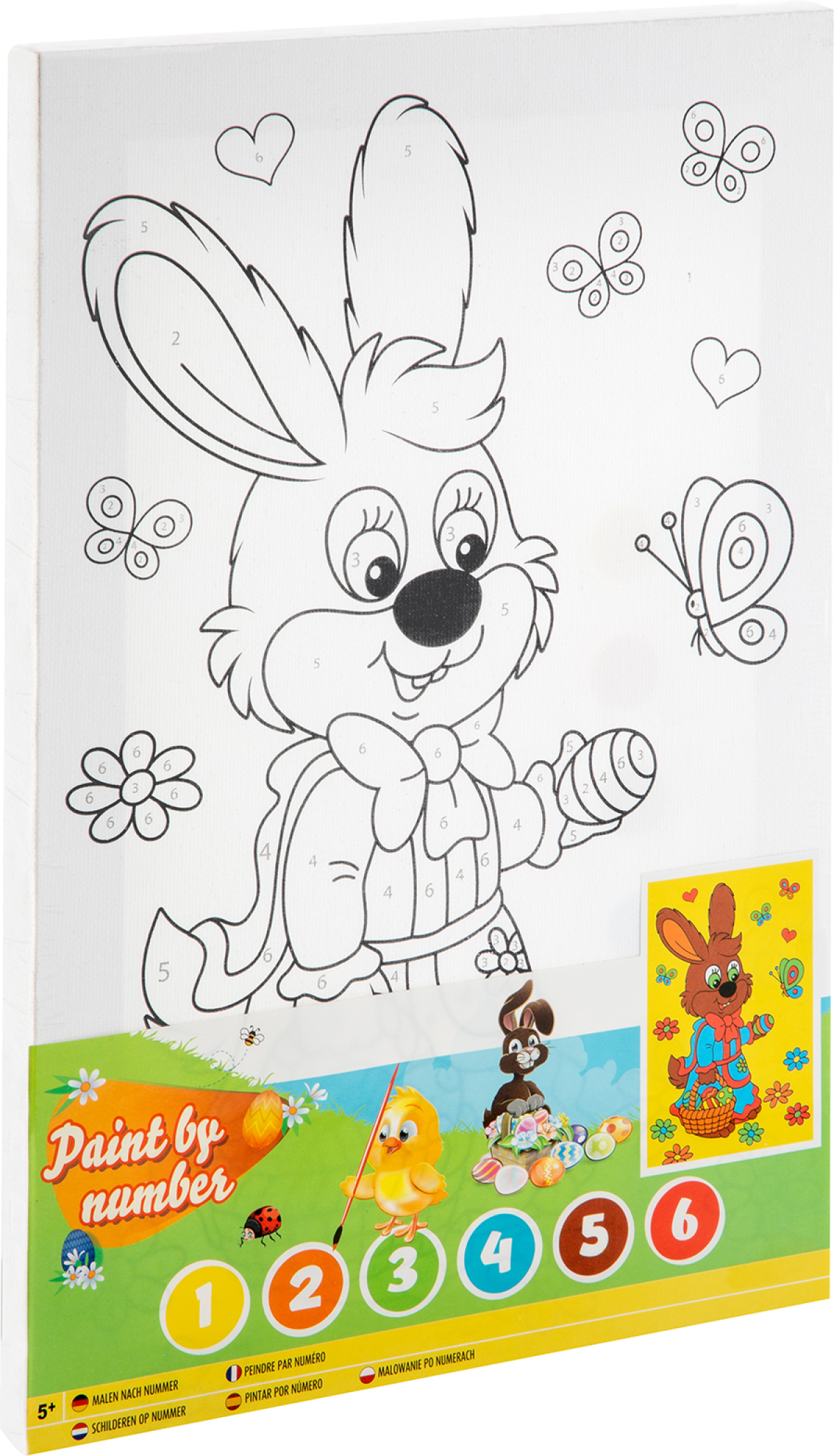 Moxy Платно за оцветяване Заек с кошница, по номерана ниска цена с бърза доставка - BestPC.BG