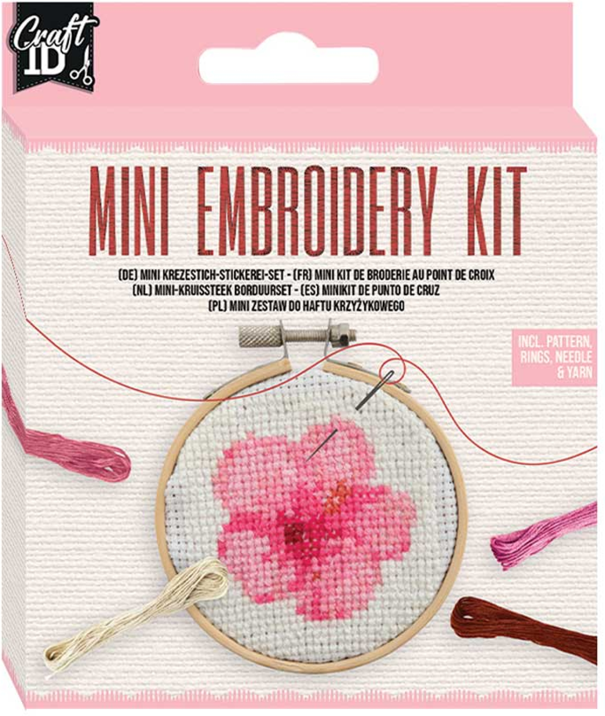 Craft ID Комплект за бродиране Цвете, мини, 12.5 х 10 cmна ниска цена с бърза доставка - BestPC.BG