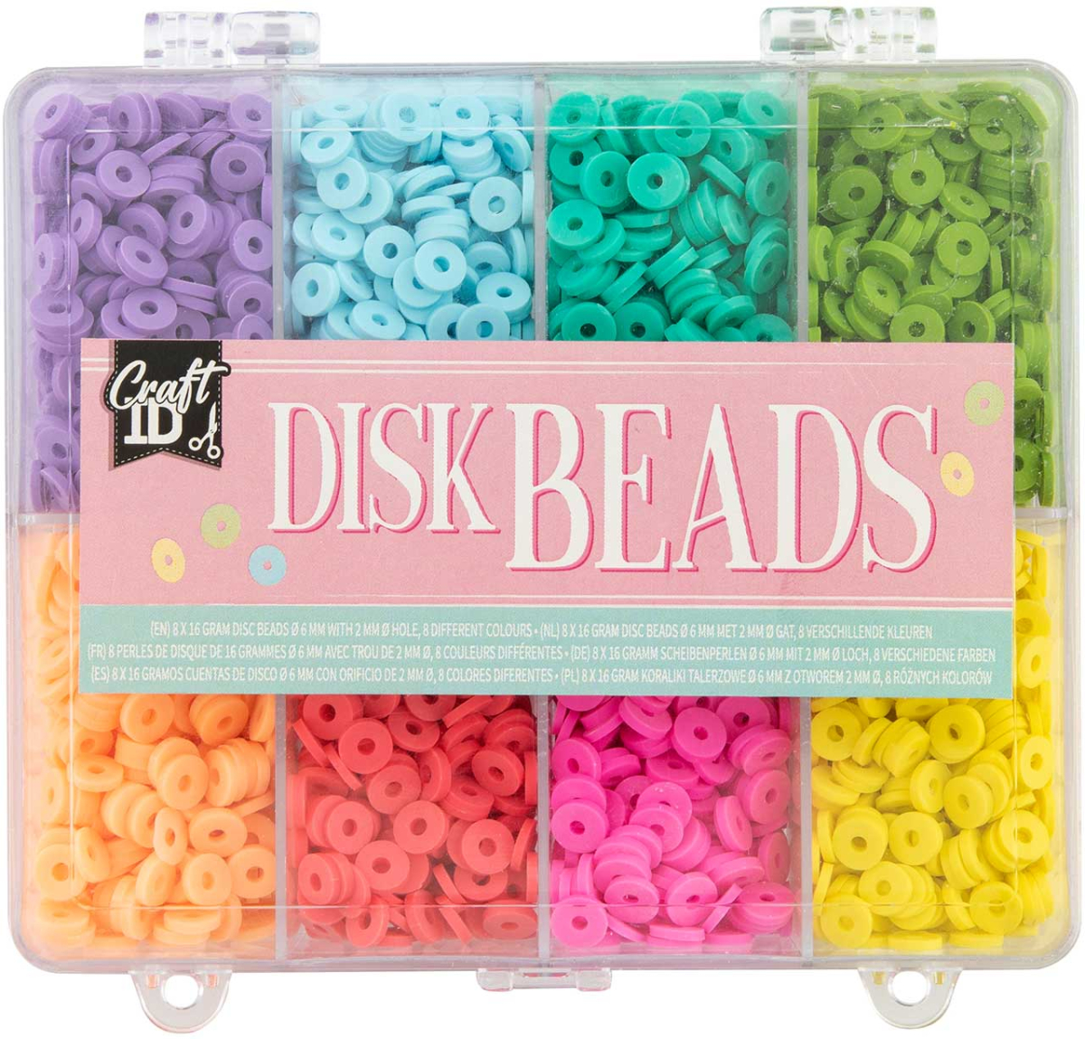 Craft ID Камъчета, 6 mm, 8 цвята, в кутияна ниска цена с бърза доставка - BestPC.BG