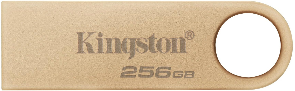 Kingston DataTraveler SE9 G3, 256 GB, 220 MB/s, USB 3.2, Алуминиев корпус, Златистна ниска цена с бърза доставка - BestPC.BG
