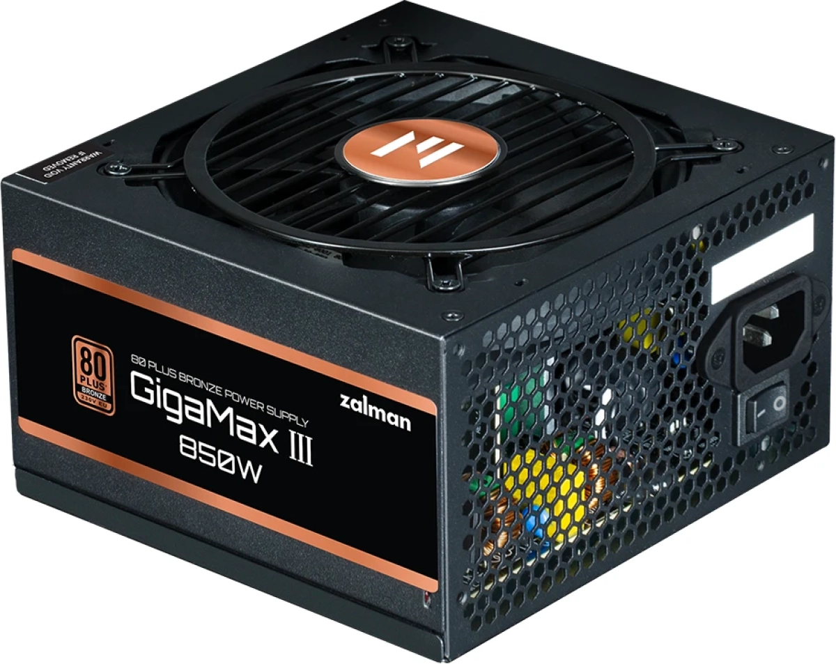 Захранване Zalman захранване PSU GigaMax III ATX 3.0 850W Bronze - ZM850-GV3на ниска цена с бърза доставка - BestPC.BG