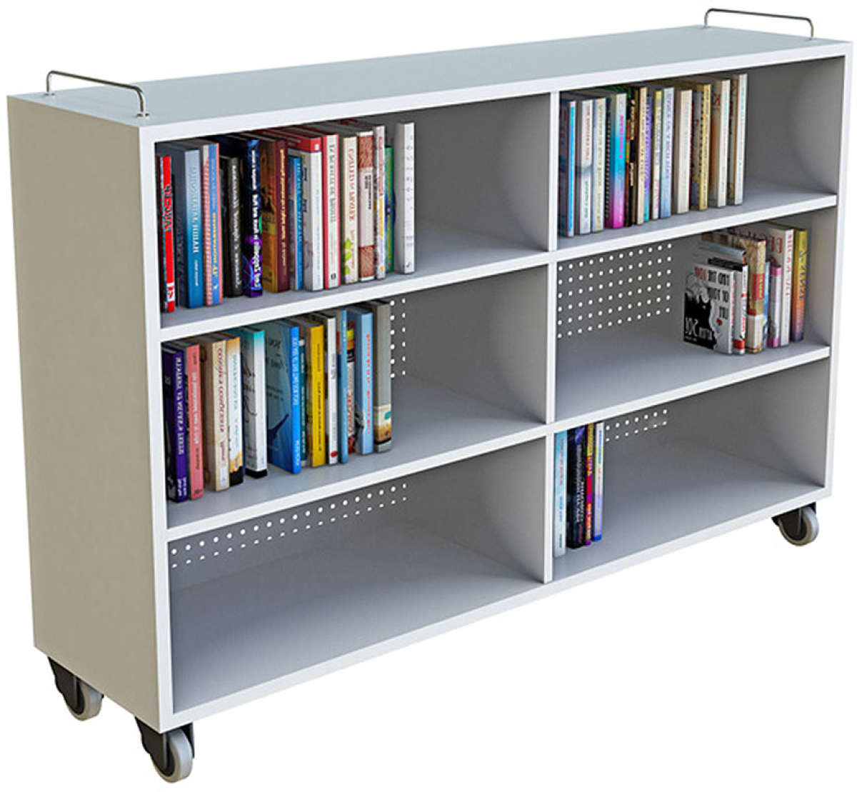 Библиотечен стелаж RFG Active Book, с колелца, ПДЧна ниска цена с бърза доставка - BestPC.BG
