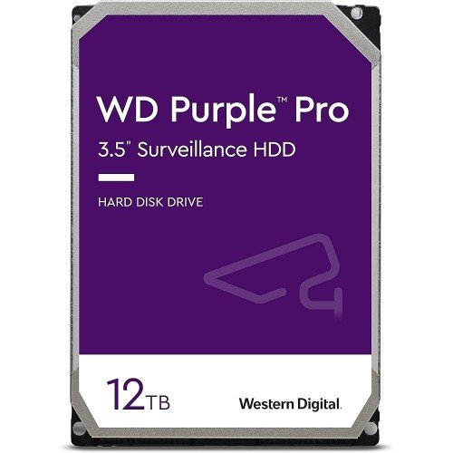 HDD за DVR-видеонаблюдение Твърд диск WD Western Digital WD121PURP,12TB,7200,3.5in,SATA 3.0на ниска цена с бърза доставка - BestPC.BG